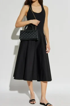 Tory Burch CZARNY Sukienka z odkrytymi ramionami