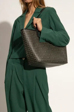 Tory Burch CZARNY Torba ‘Basketweave’ typu ‘shopper’
