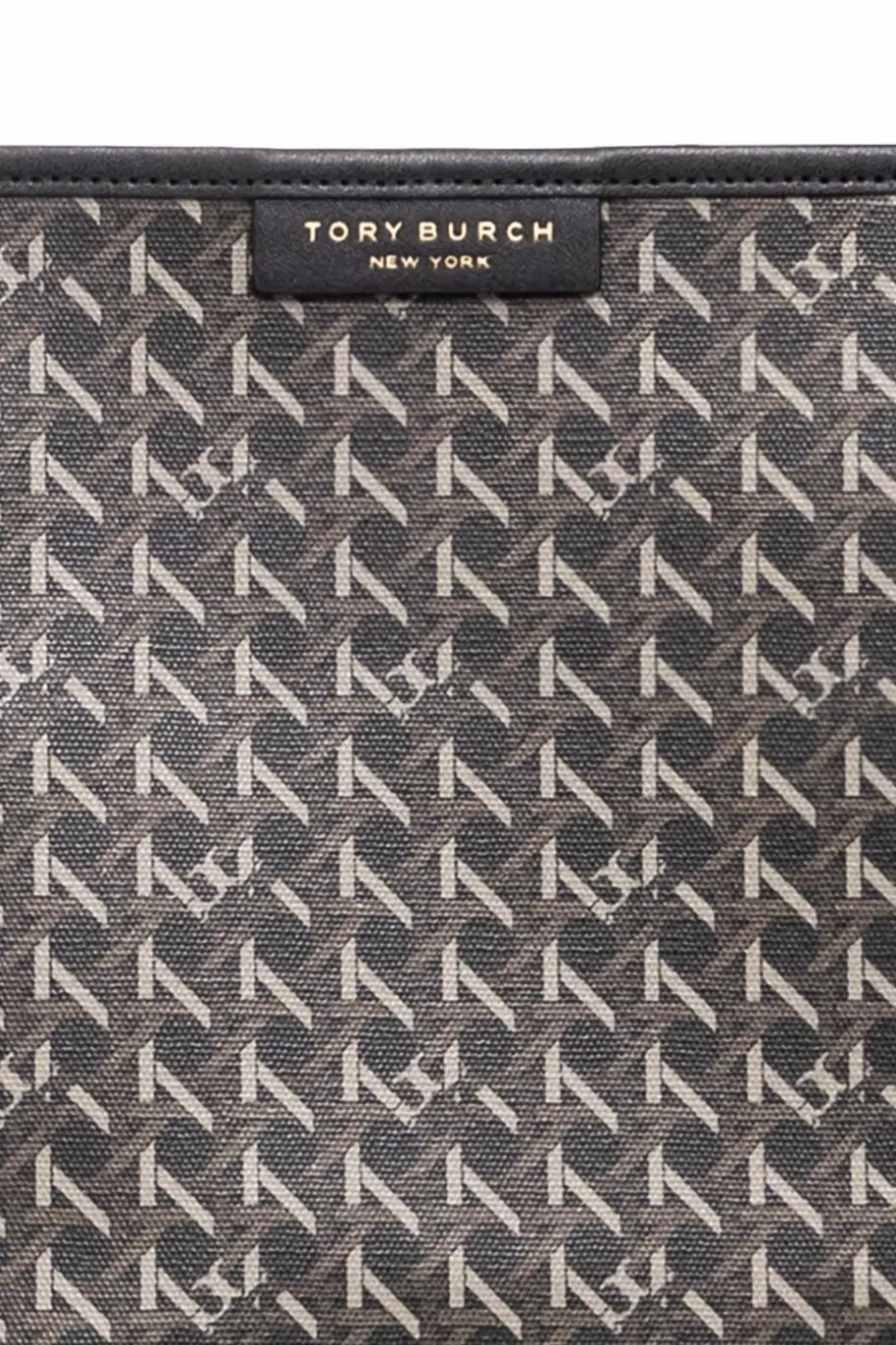Tory Burch CZARNY Torba ‘Basketweave’ typu ‘shopper’