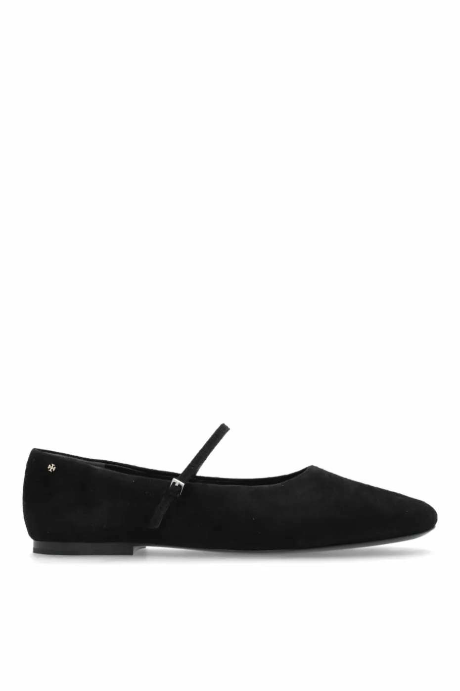 Tory Burch CZARNY Zamszowe baleriny `Mary Jane`