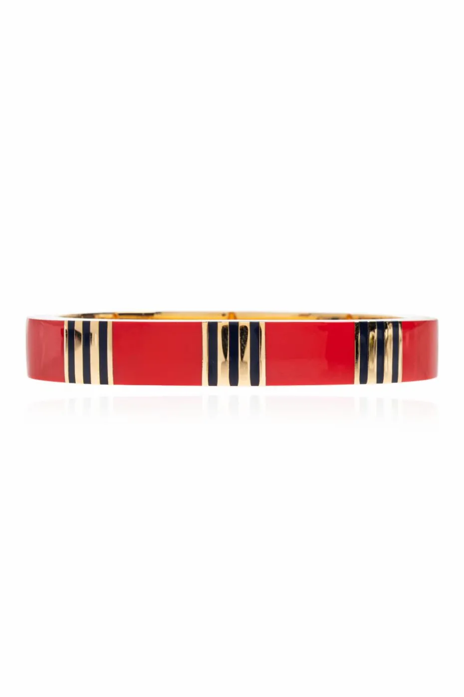 Tory Burch CZERWONY Emaliowana bransoleta