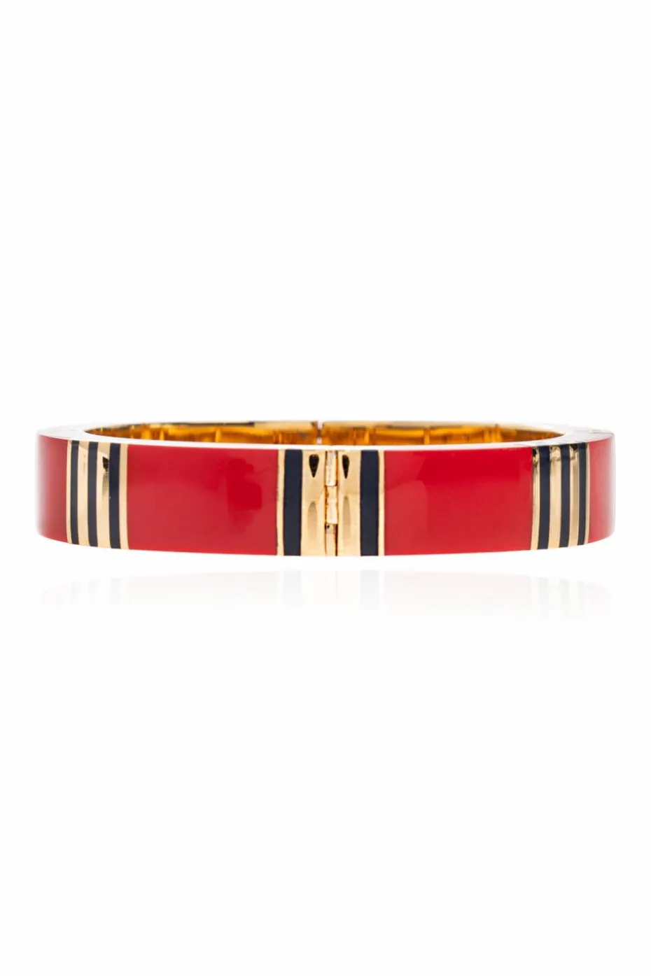 Tory Burch CZERWONY Emaliowana bransoleta