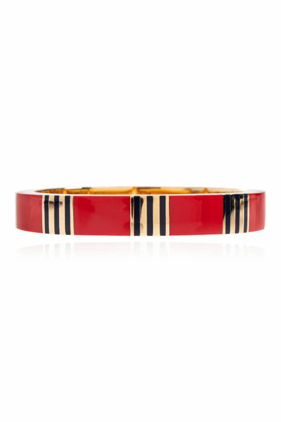 Tory Burch CZERWONY Emaliowana bransoleta