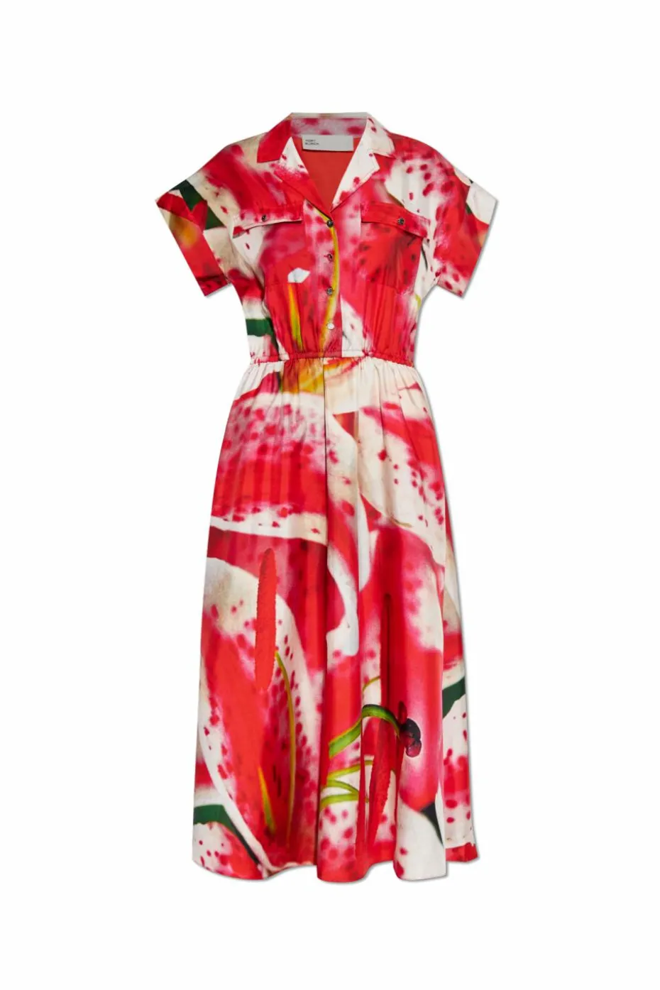 Tory Burch CZERWONY Sukienka z nadrukiem