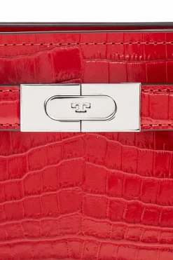Tory Burch CZERWONY Torba do ręki `Lee Radziwill Mini`