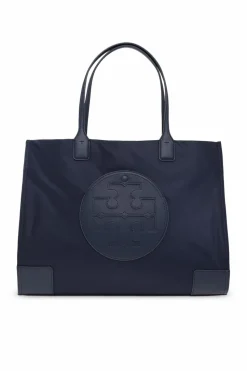 Tory Burch GRANATOWY Torba ‘Ella’ typu ‘shopper’