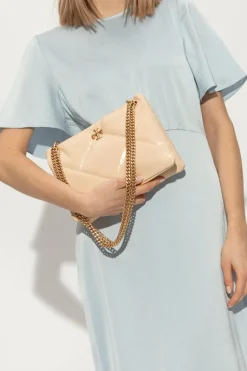 Tory Burch kremowy Torba na ramię `Kira Diamond Small`