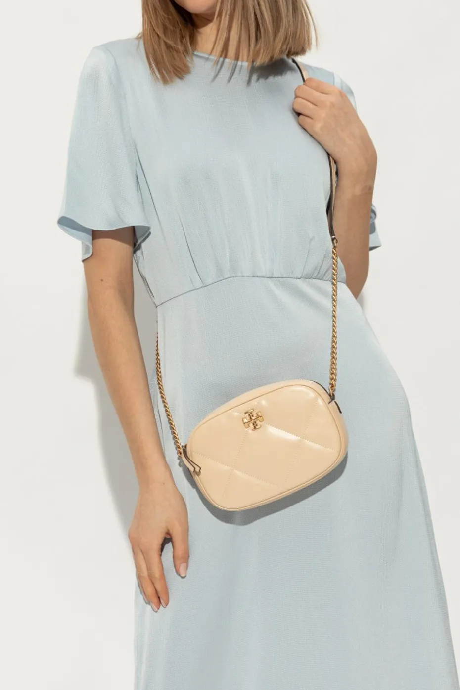 Tory Burch kremowy Torba na ramię `Kira Diamond`