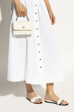 Tory Burch kremowy Torba do ręki `Kira Diamond`