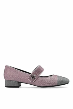 Tory Burch RÓŻOWY Buty na obcasie `Mary Jane`