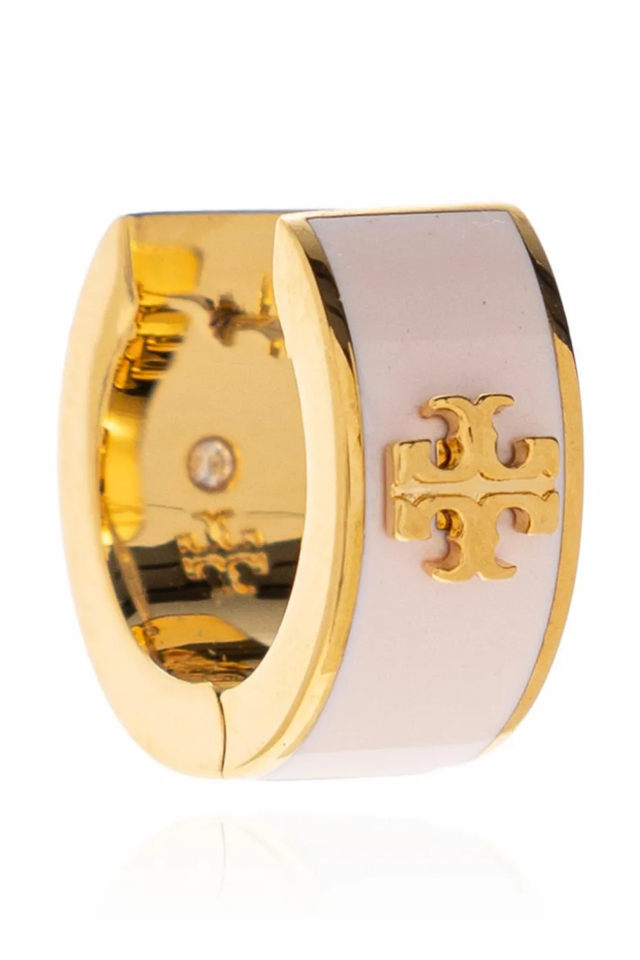 Tory Burch RÓŻOWY Kolczyki z logo