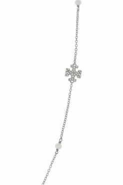 Tory Burch SREBRNY Naszyjnik ‘Kira’