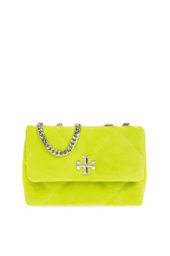 Tory Burch ZIELONY Torba na ramię `Kira Diamond Quilt`