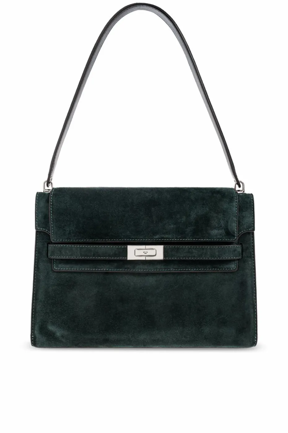 Tory Burch ZIELONY Torba na ramię `Lee Radziwill Large`