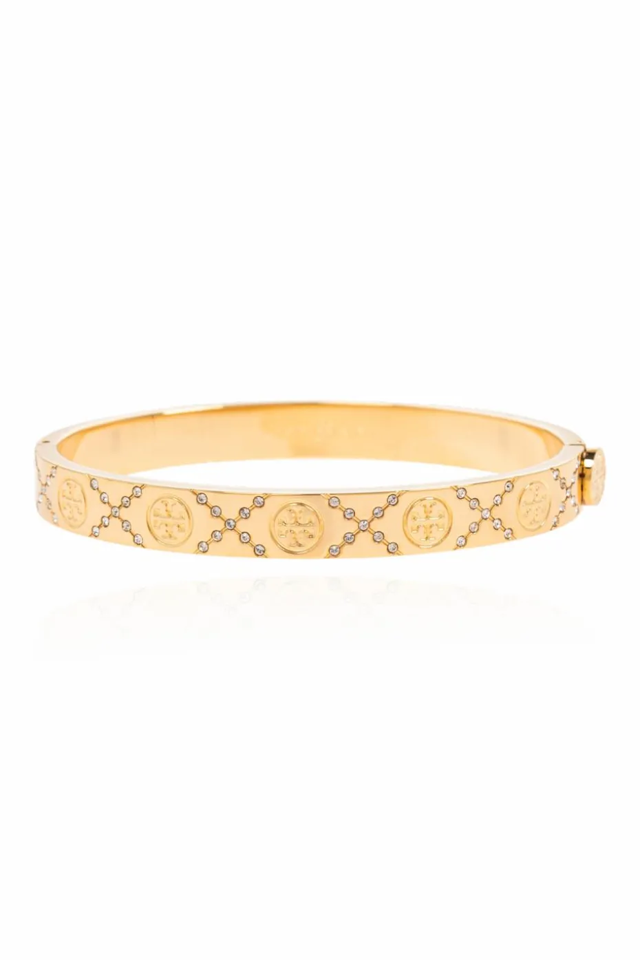 Tory Burch ZŁOTY Bransoleta `T Monogram`