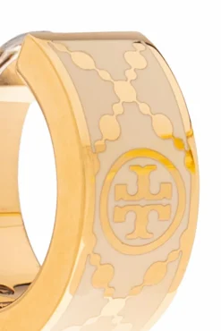 Tory Burch ZŁOTY Kolczyki z monogramem