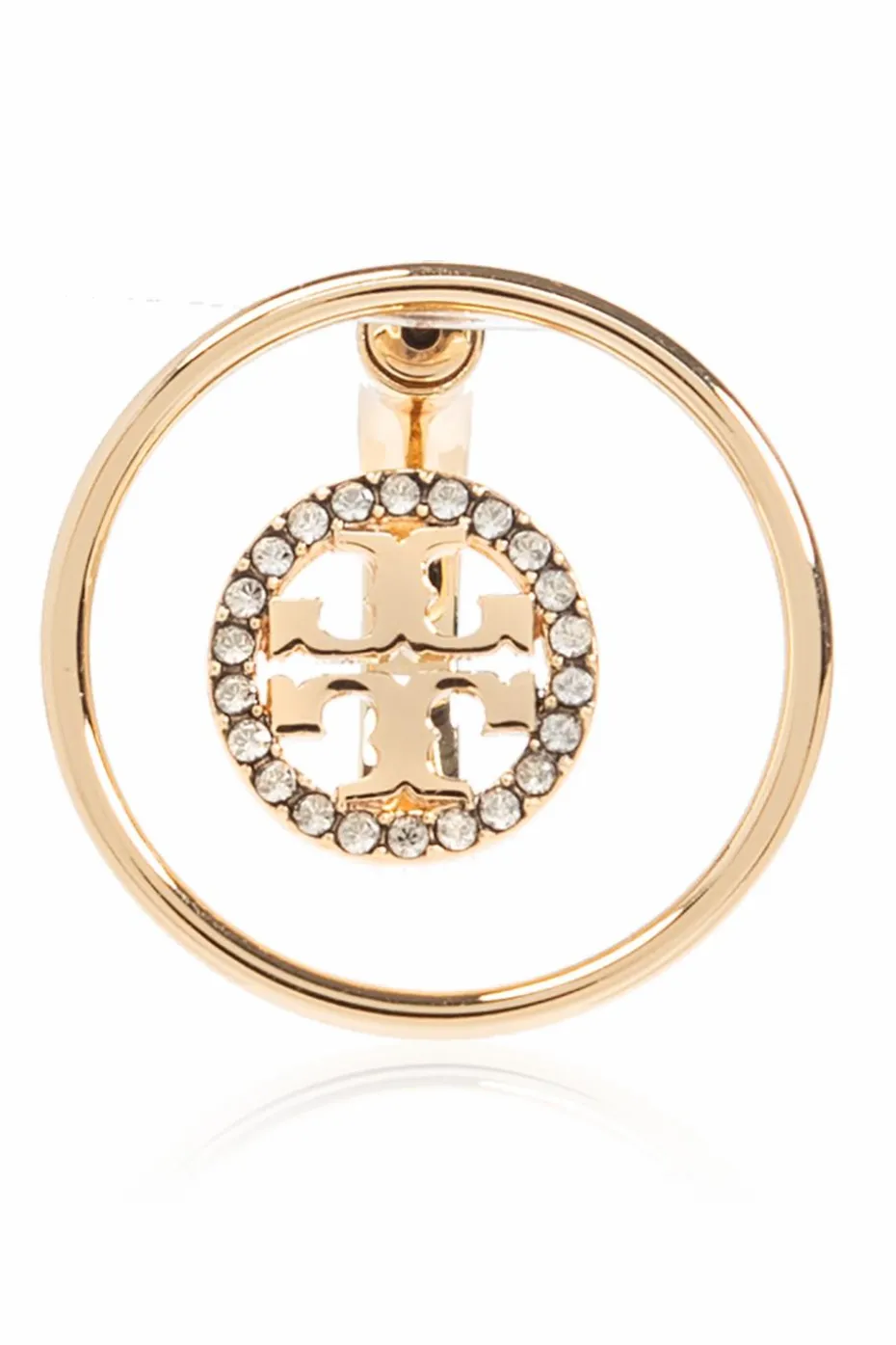 Tory Burch ZŁOTY Kolczyki z kryształami