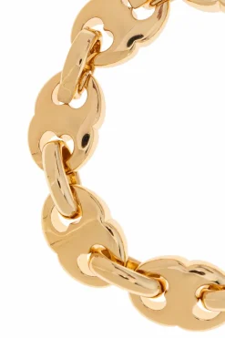 Tory Burch ZŁOTY Mosiężna bransoleta