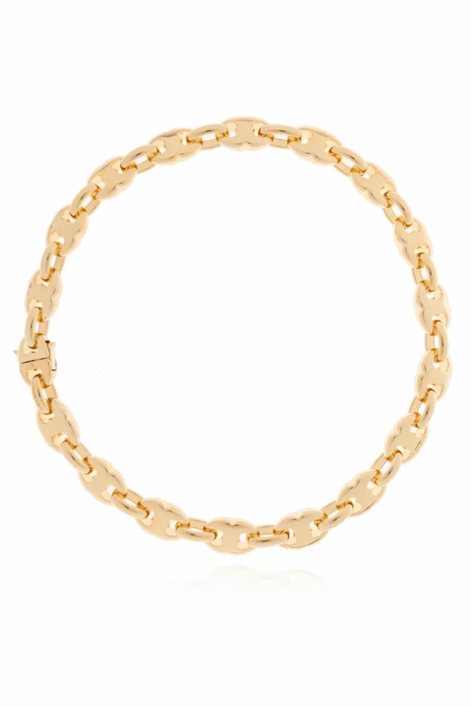 Tory Burch ZŁOTY Mosiężny naszyjnik