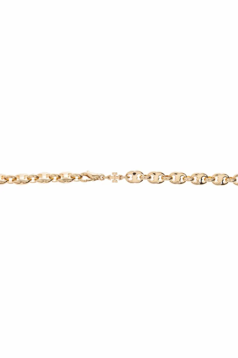 Tory Burch ZŁOTY Mosiężny naszyjnik