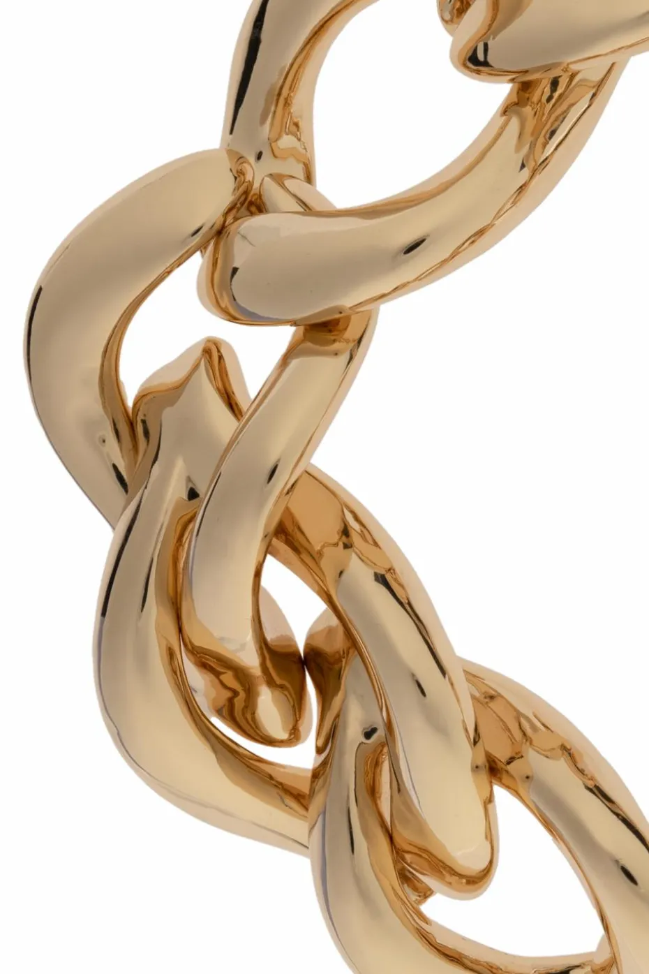 Tory Burch ZŁOTY Mosiężny naszyjnik