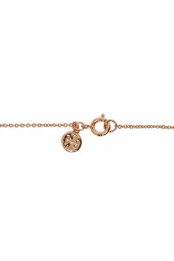 Tory Burch ZŁOTY Naszyjnik z zawieszką z logo