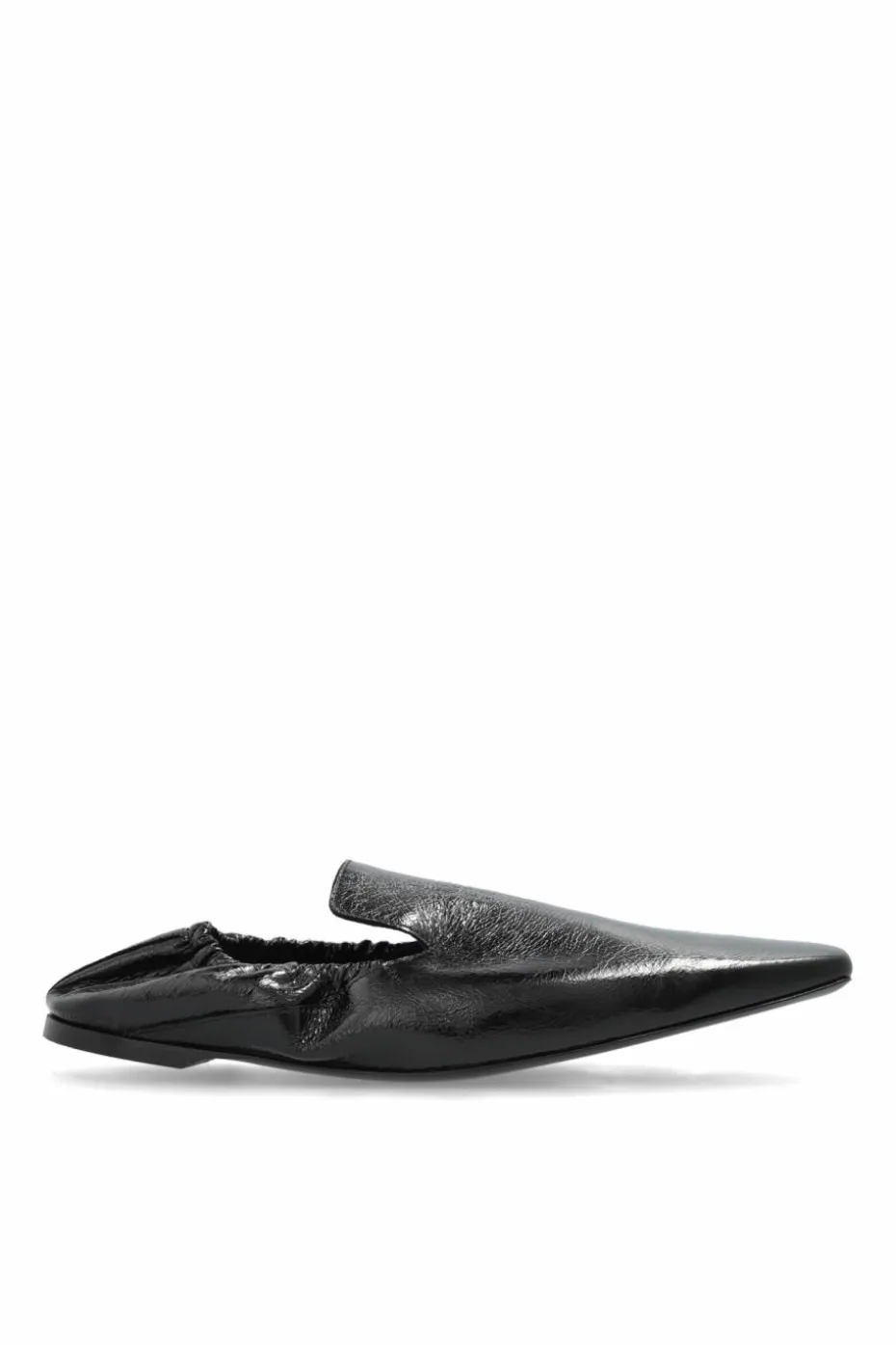TOTEME CZARNY Skórzane buty