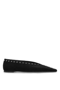 TOTEME CZARNY Skórzane buty