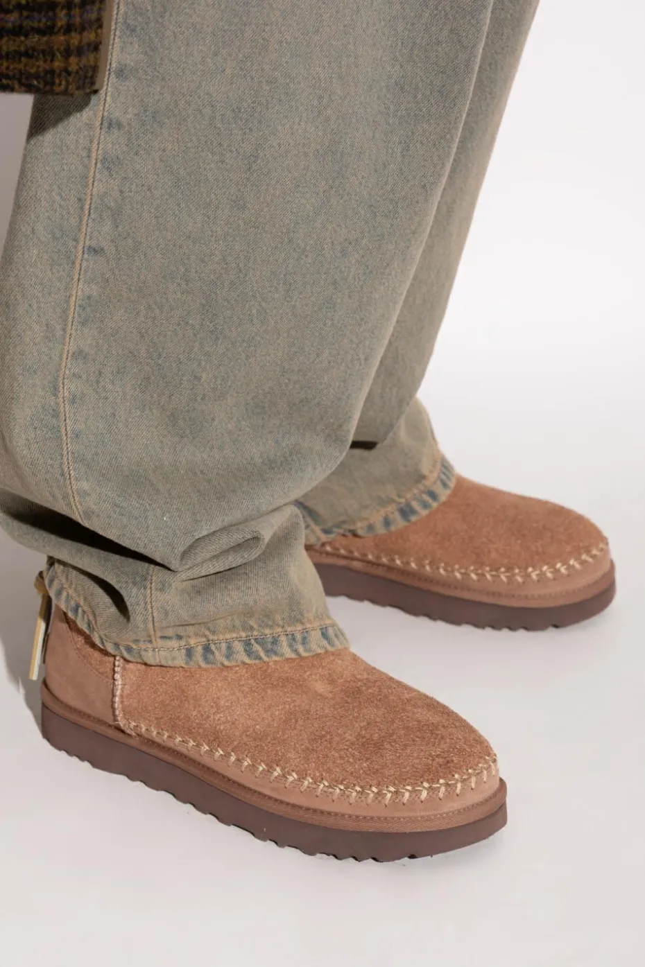 UGG beżowy Śniegowce `Classic Ultra Mini Biarritz`