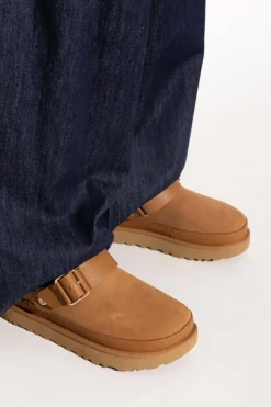 UGG BRĄZOWY Klapki `W GOLDENSTAR VILLA CLOG`