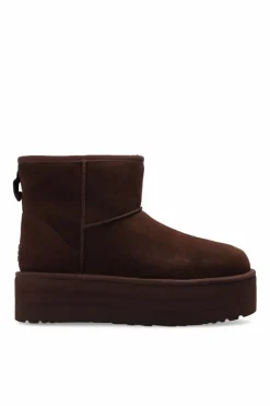 UGG BRĄZOWY Śniegowce na platformie ‘Classic Mini Platform’