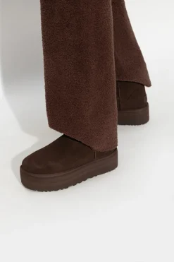 UGG BRĄZOWY Śniegowce na platformie ‘Classic Mini Platform’