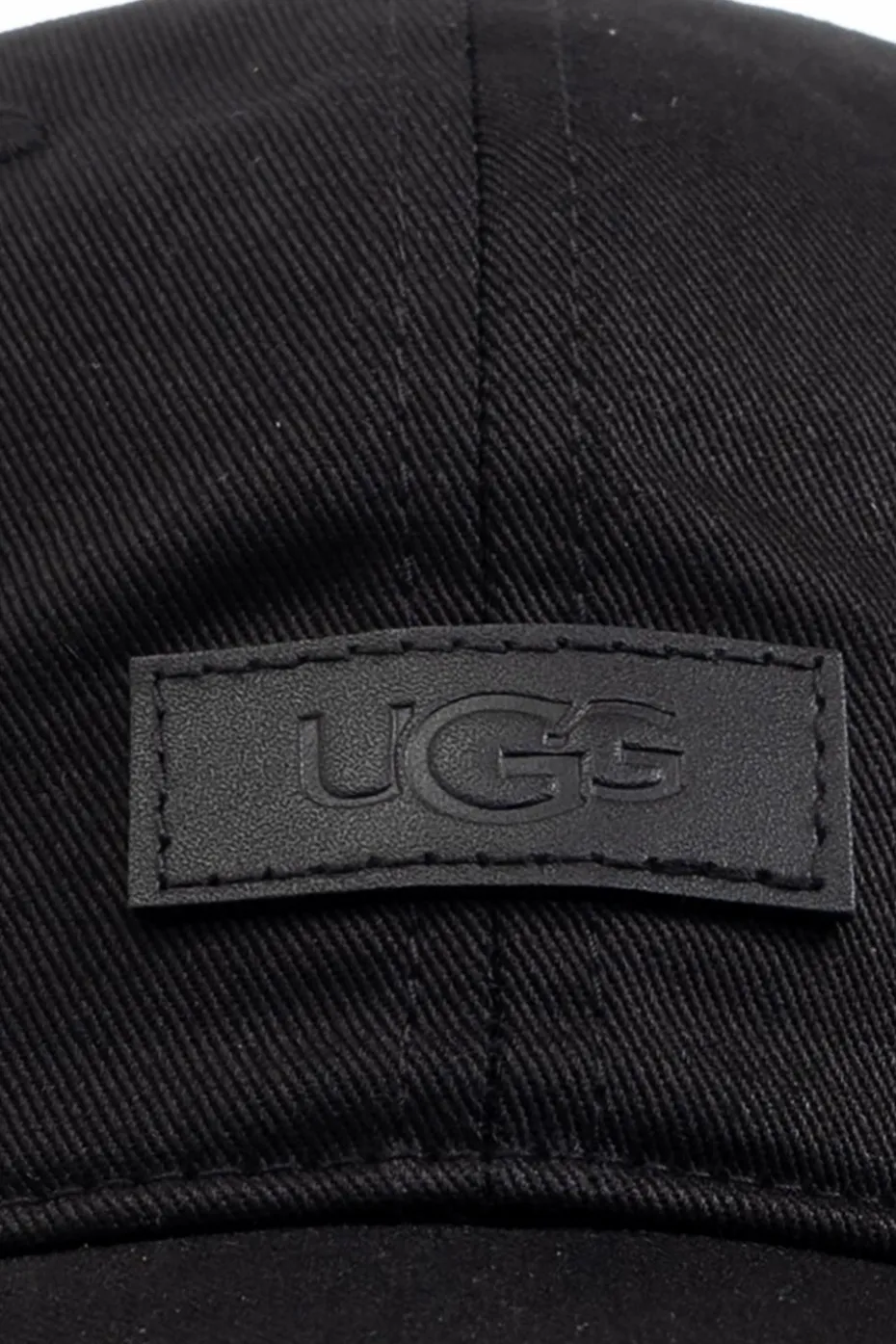 UGG CZARNY Czapka z daszkiem `Heritage`