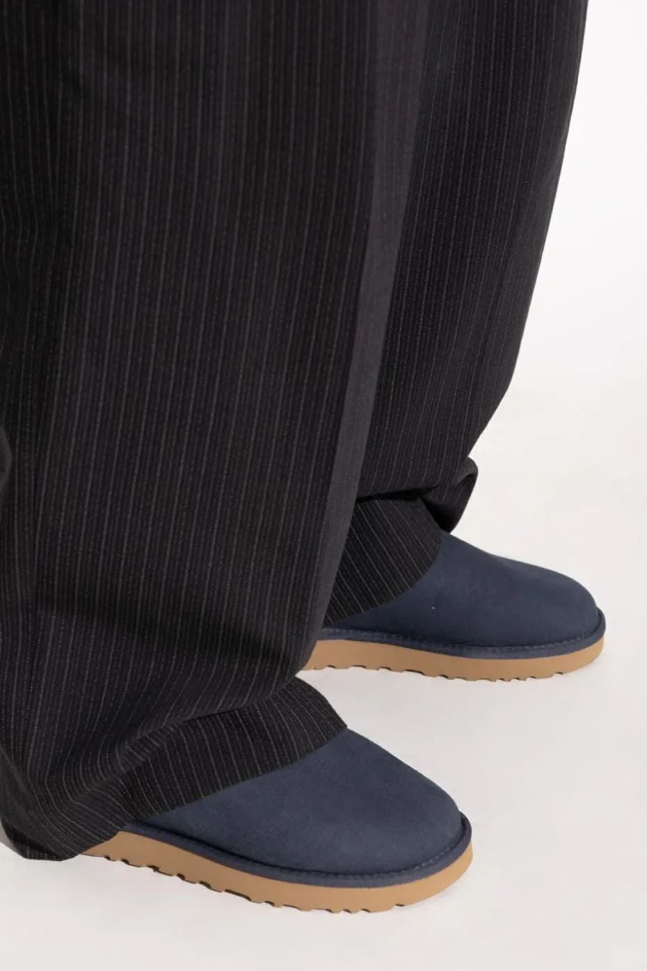 UGG GRANATOWY Śniegowce ‘W Classic Mini II’