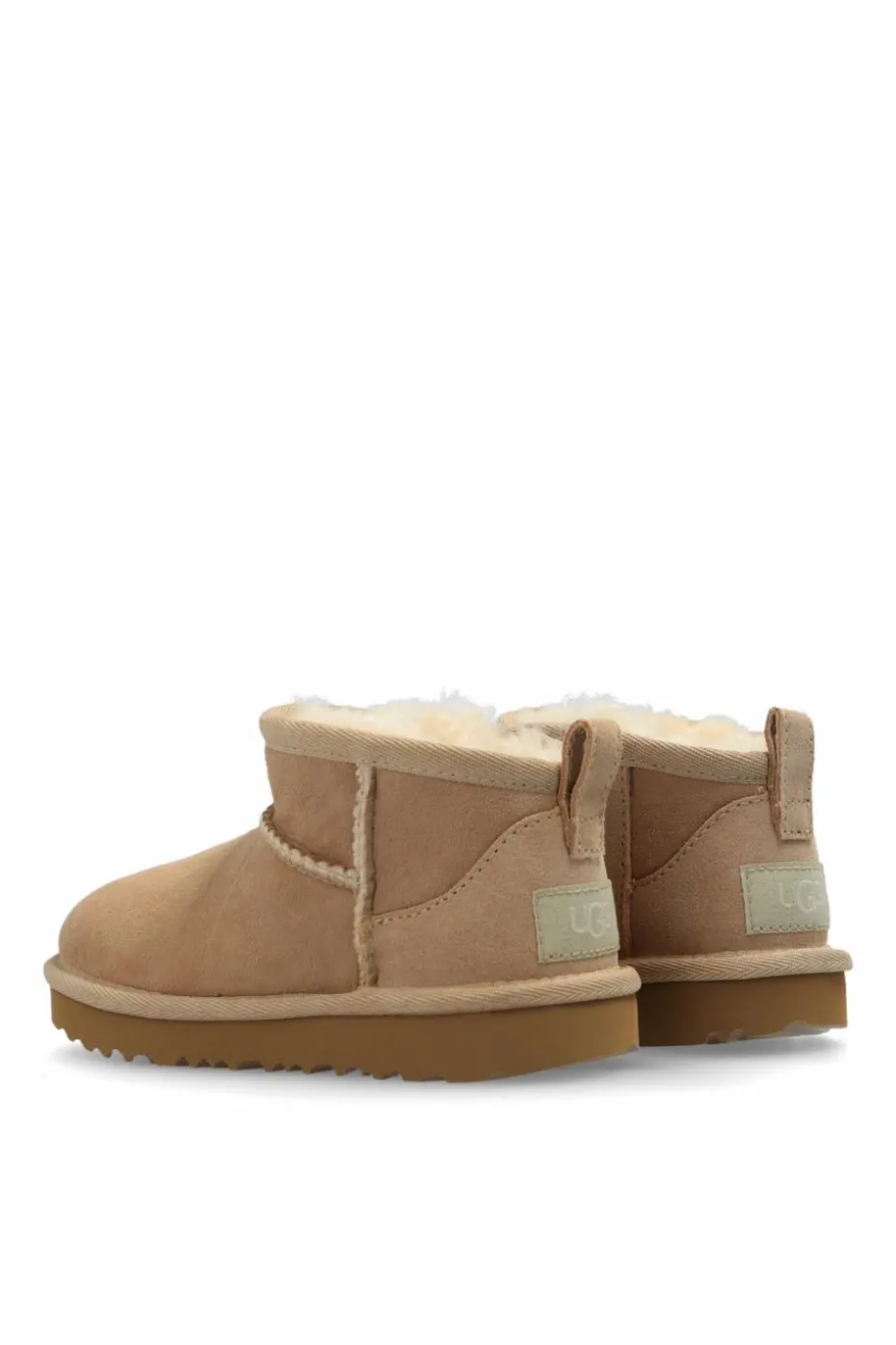 UGG Kids beżowy Śniegowce `Classic Ultra Mini`