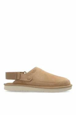 UGG Kids beżowy Skórzane buty `Goldenstar Clog`