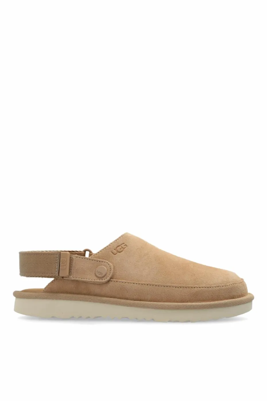 UGG Kids beżowy Skórzane buty `Goldenstar Clog`