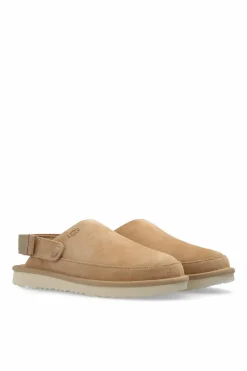 UGG Kids beżowy Skórzane buty `Goldenstar Clog`