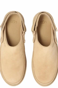 UGG Kids beżowy Skórzane buty `Goldenstar Clog`