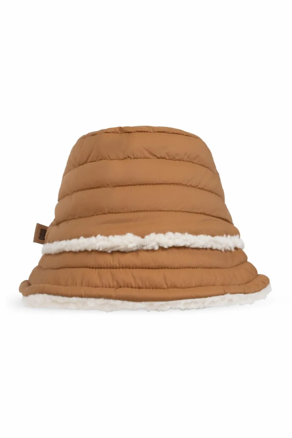 UGG Kids BRĄZOWY Kapelusz z materiału z recyklingu