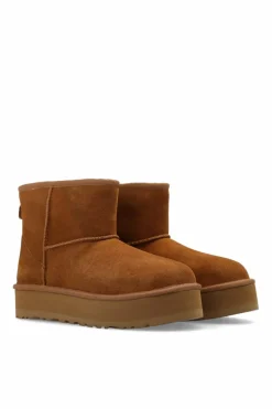 UGG Kids BRĄZOWY Śniegowce ‘K Classic Mini Platform’