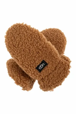 UGG Kids BRĄZOWY Polarowe rękawiczki