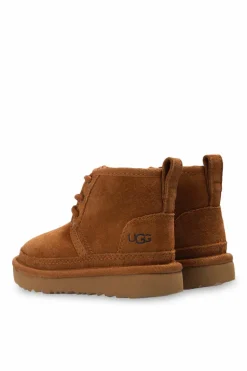 UGG Kids BRĄZOWY Sznurowane botki ‘Neumel II’