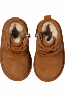 UGG Kids BRĄZOWY Sznurowane botki ‘Neumel II’
