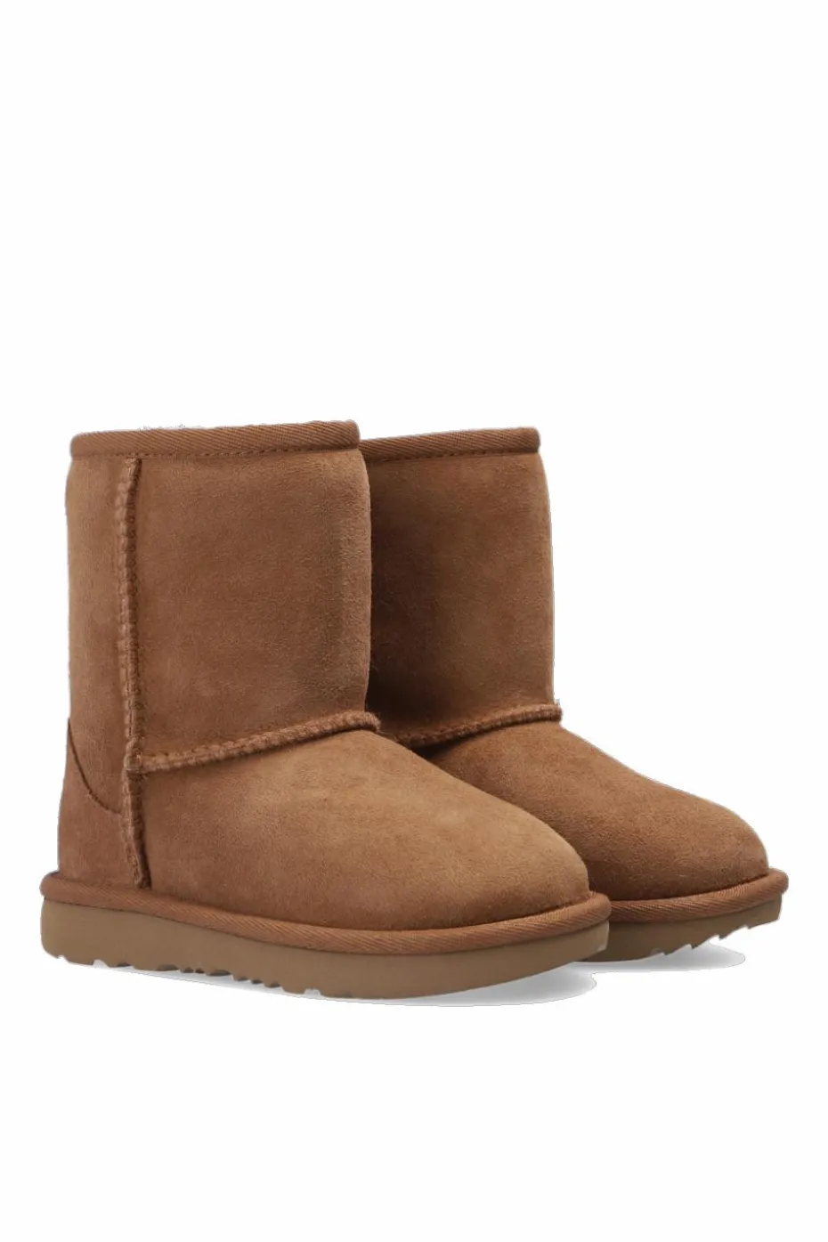 UGG Kids BRĄZOWY Zamszowe śniegowce ‘T-Classic II’