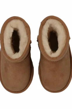 UGG Kids BRĄZOWY Zamszowe śniegowce ‘T-Classic II’
