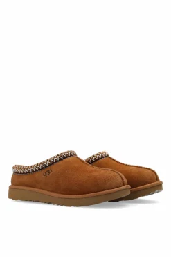 UGG Kids BRĄZOWY Zamszowe klapki ‘Tasman II’