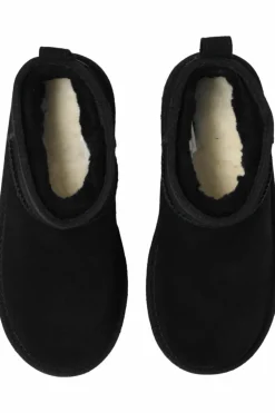 UGG Kids CZARNY Śniegowce `Kids Classic Ultra Mini Platform`