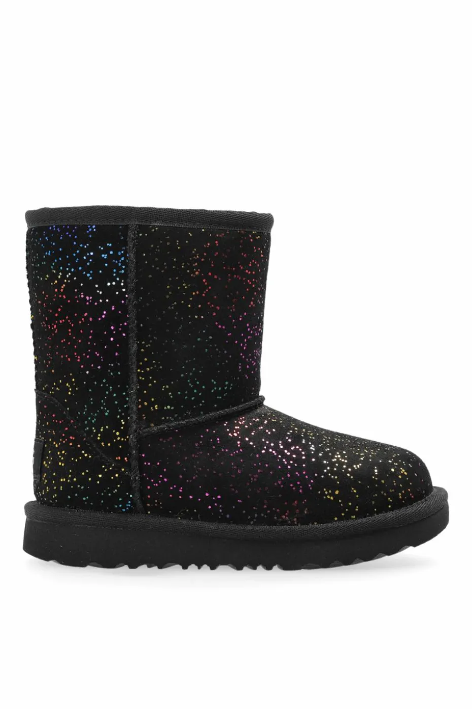 UGG Kids CZARNY Śniegowce `T Classic II Shimmer Sky`