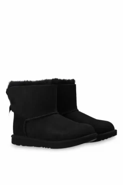 UGG Kids CZARNY Śniegowce ‘Mini Bailey Bow II’